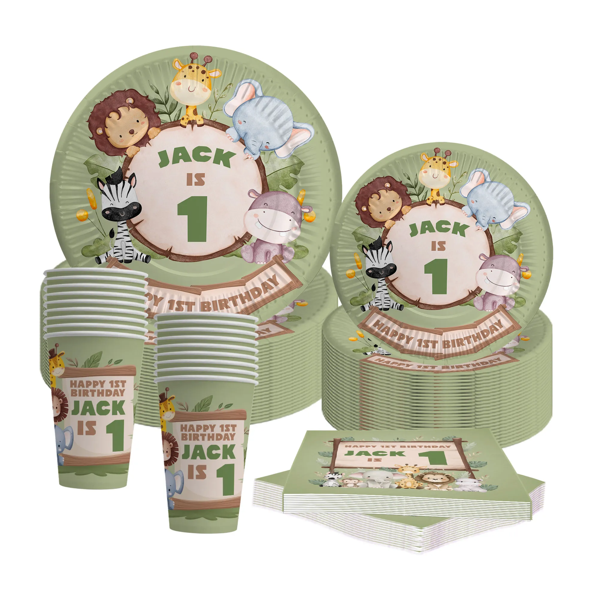 Jungle Kids Party Set image 1